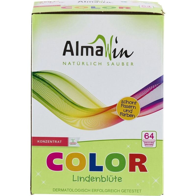 Стиральный порошок для цветного белья AlmaWin Color, концентрат 2кг (64 стирки)
