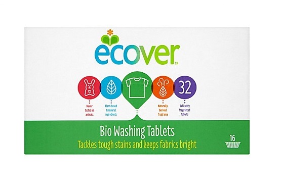 Ecover таблетки для стирки белья с кислородным отбеливателем 32 шт