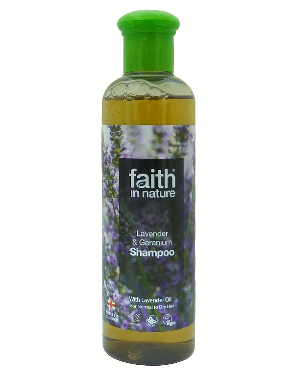 Востанавливающий шампунь для волос faith in nature с маслом Лаванды, 250мл