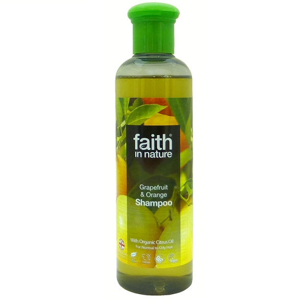 Увлажняющий шампунь для волос faith in nature с маслом Грейпфрута, 250мл